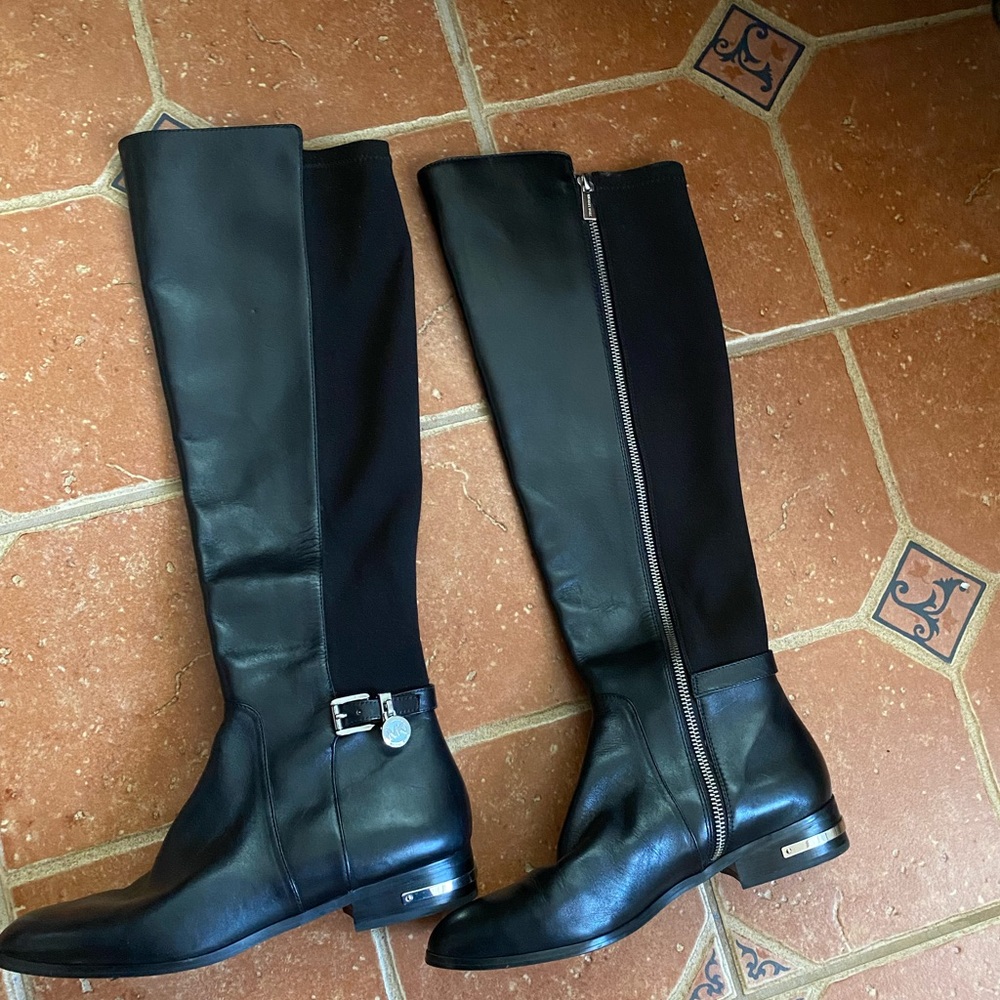 Michael Kor’s Black Knee Boots. 8 1/2
